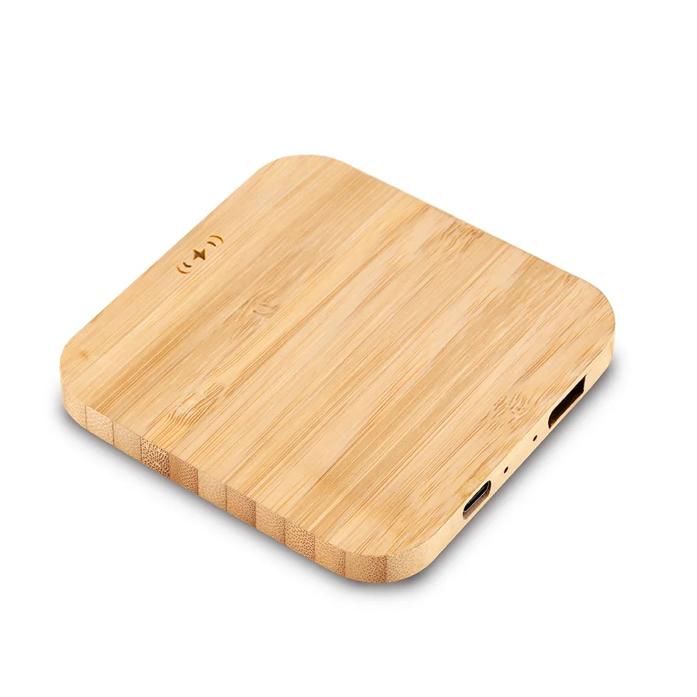 Cargador Inalámbrico Bamboo Square II