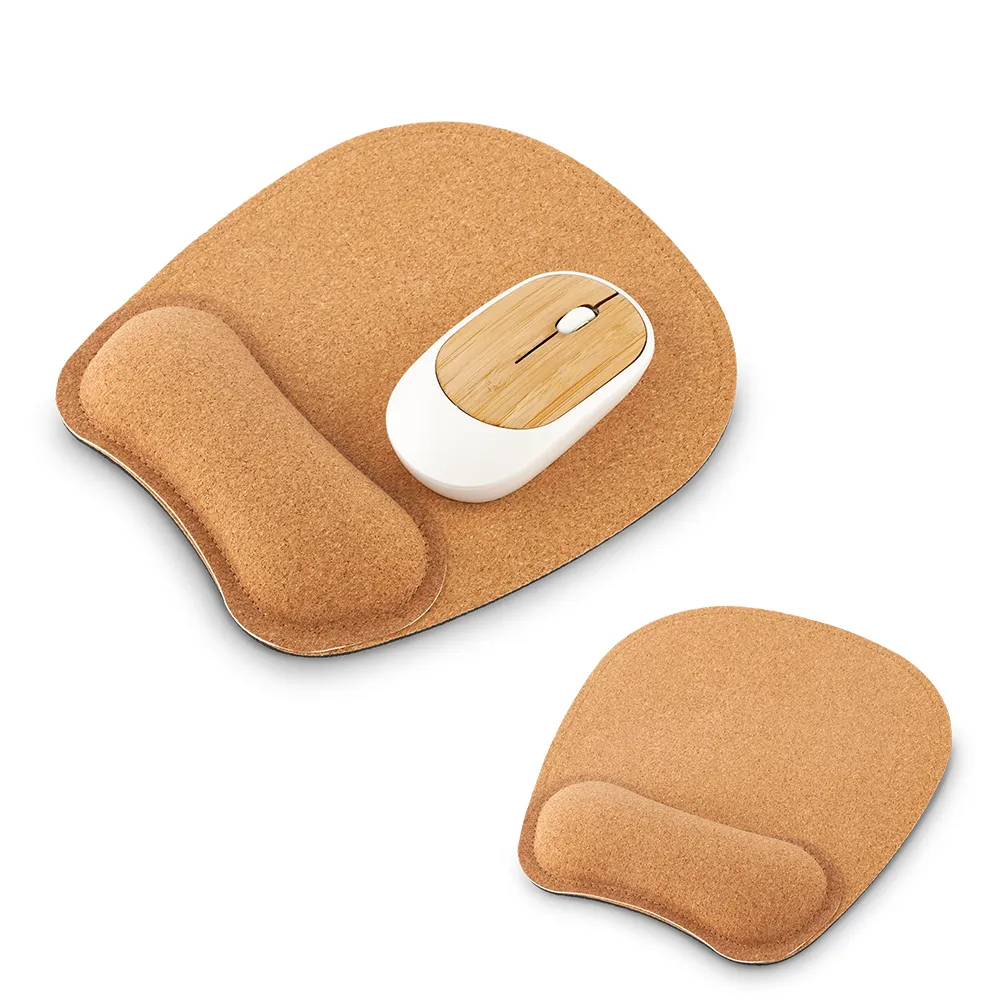 Mouse Pad Cork con Apoya Munecas