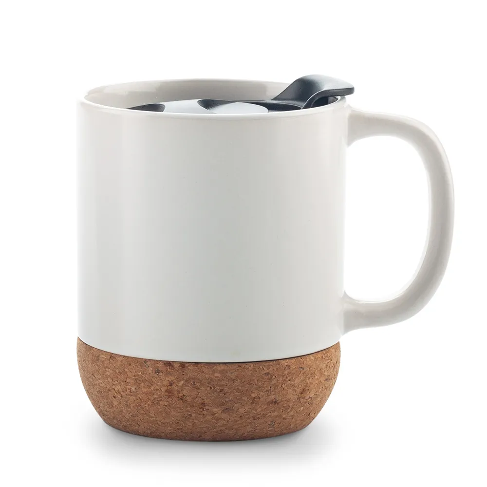 Mug Cerámica con Corcho 11 OZ