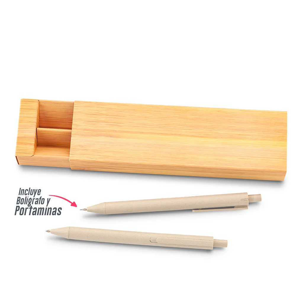 Set Bolígrafo y Portaminas Dakota Eco