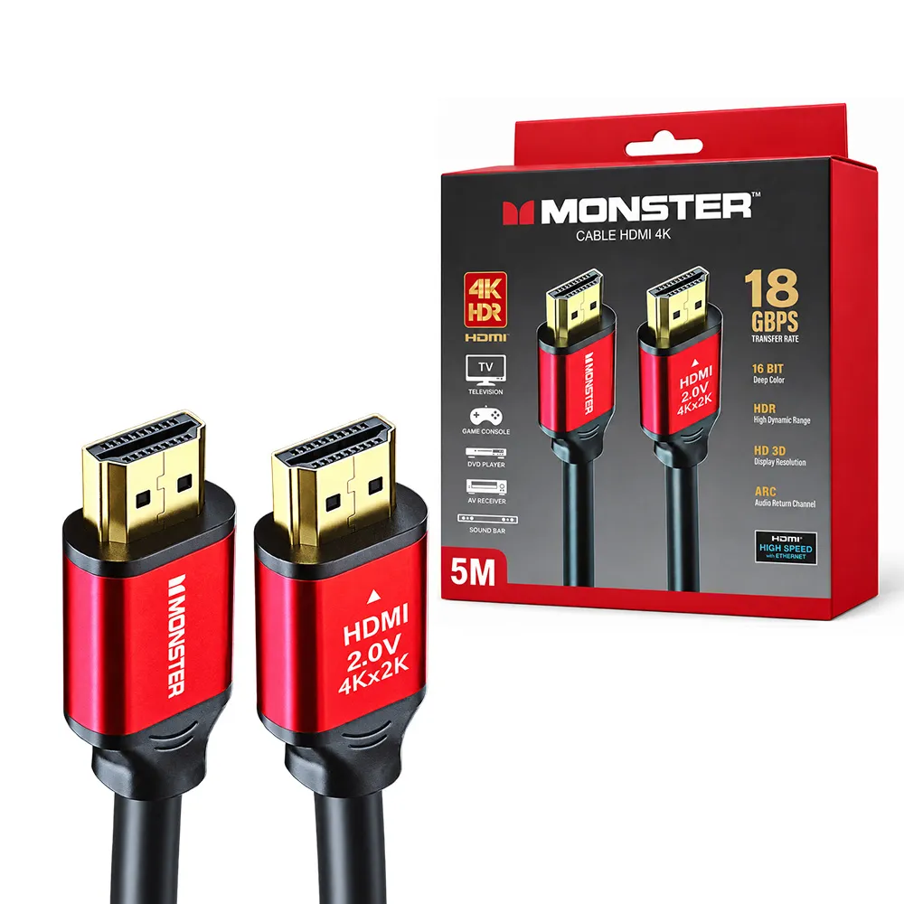 Monster Cable HDMI 2.0 4K 60 Hz 5 m